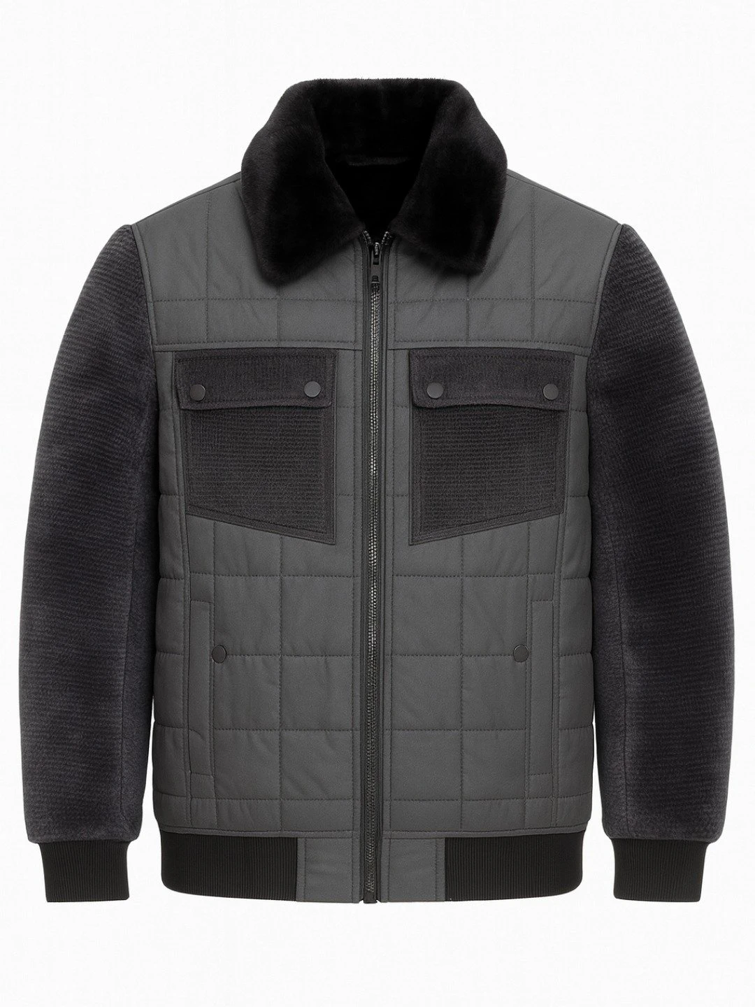 Erkaklar yengil ichi mexli kurtkasi, yoqasidagi mexi yechiladi, velvet, kuz-qish