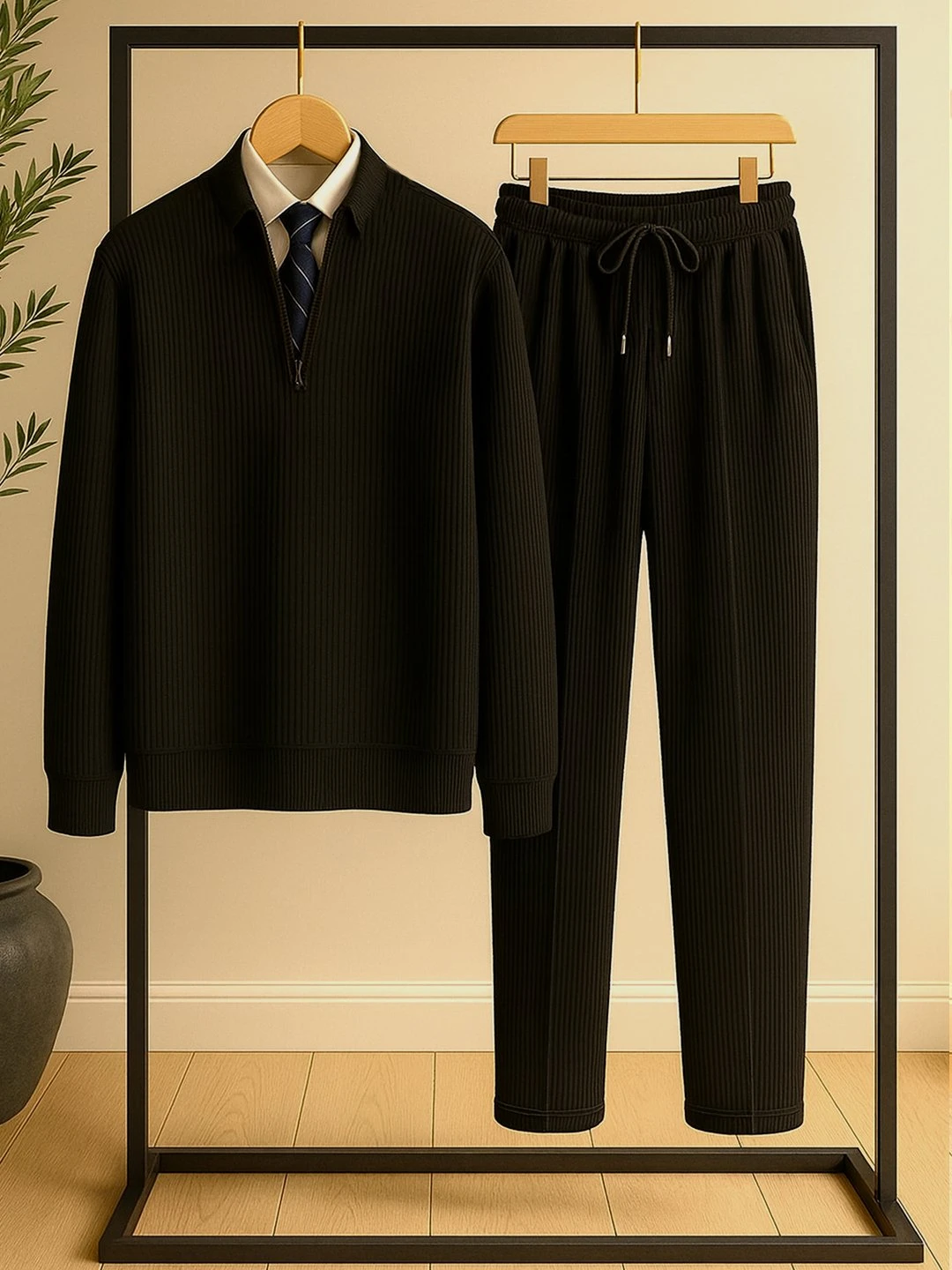 Dvoyka erkaklar, ikkilik kostyum, erkaklar kiyimlari, kuzgi kiyimlar, Nasem