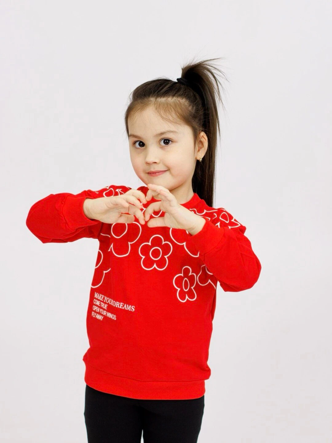 1-8 yoshli qizlar uchun ikkilik kostyum, 100% paxta rasm 2