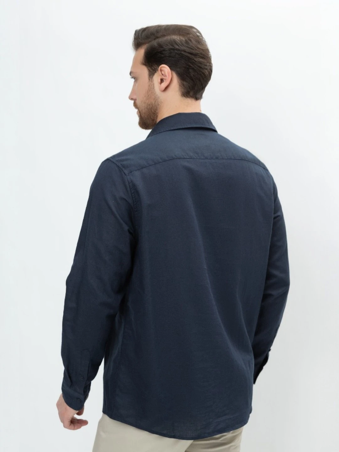 TERRA PRO Erkaklar ko‘ylagi uzun qilingan qo‘l SS26BS2-19-22654 rasm 4