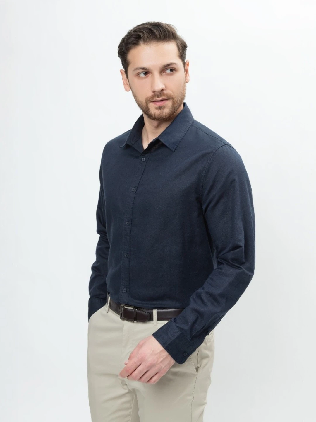 TERRA PRO Erkaklar ko‘ylagi uzun qilingan qo‘l SS26BS2-19-22654 rasm 5