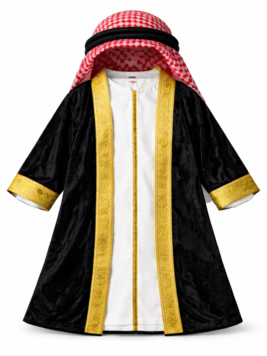 Hashamatli arabcha erkaklar 3 qismli to‘plami — maxsus kunlar uchun qirollik uslubi rasm 5