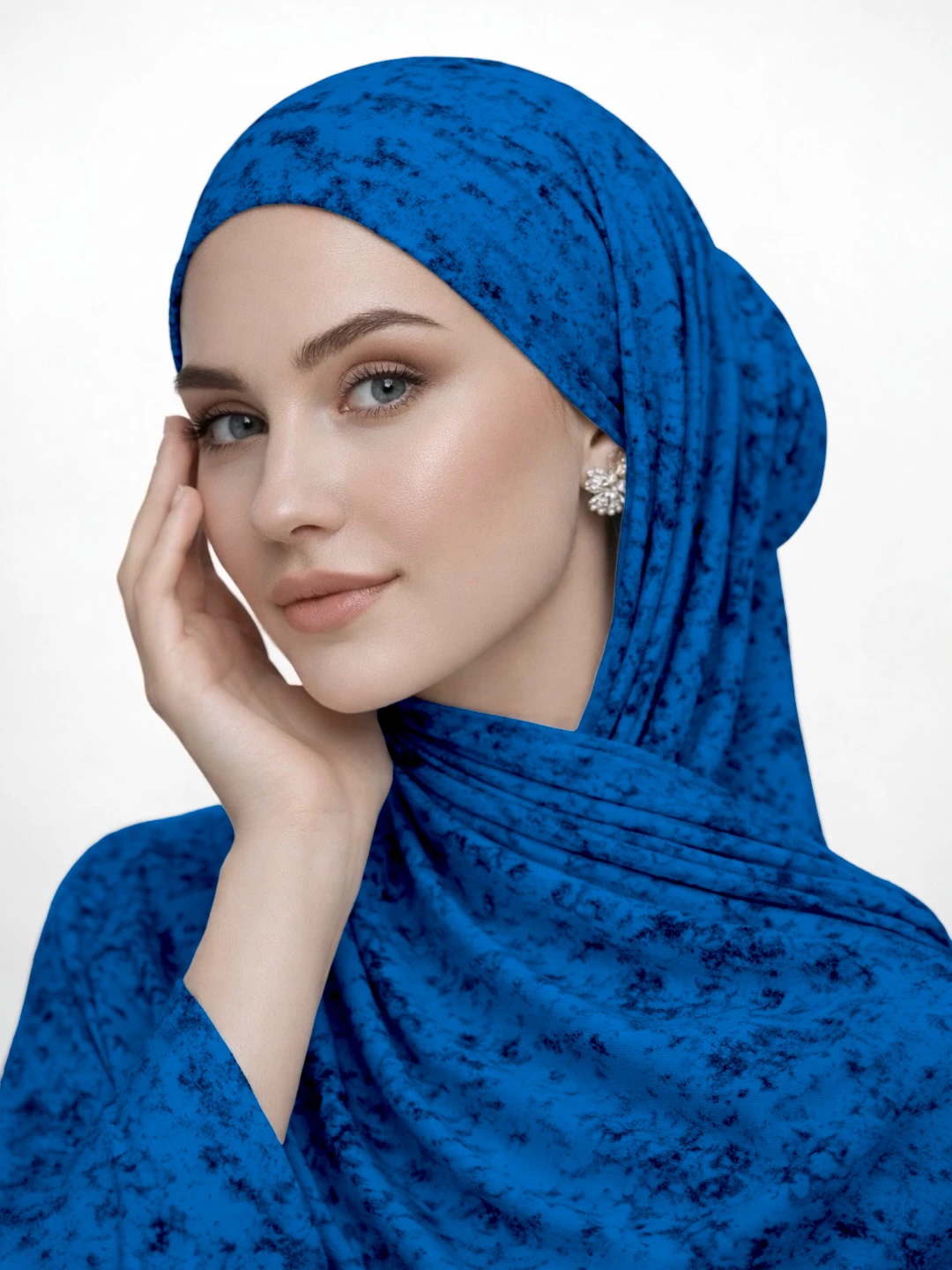 Ayollar uchun mramor chechenka sharflar 8-martga sovg'a rasm 2