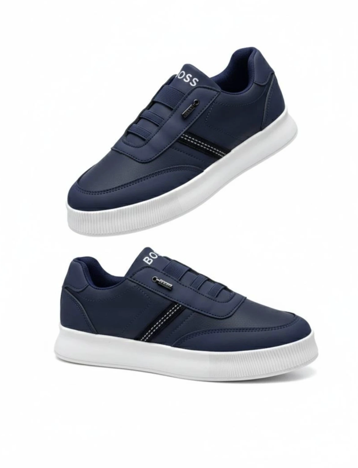 Erkaklar va ayollar uchun zamonaviy Boss krossovkalar. Barcha fasllar uchun ✅ rasm 4