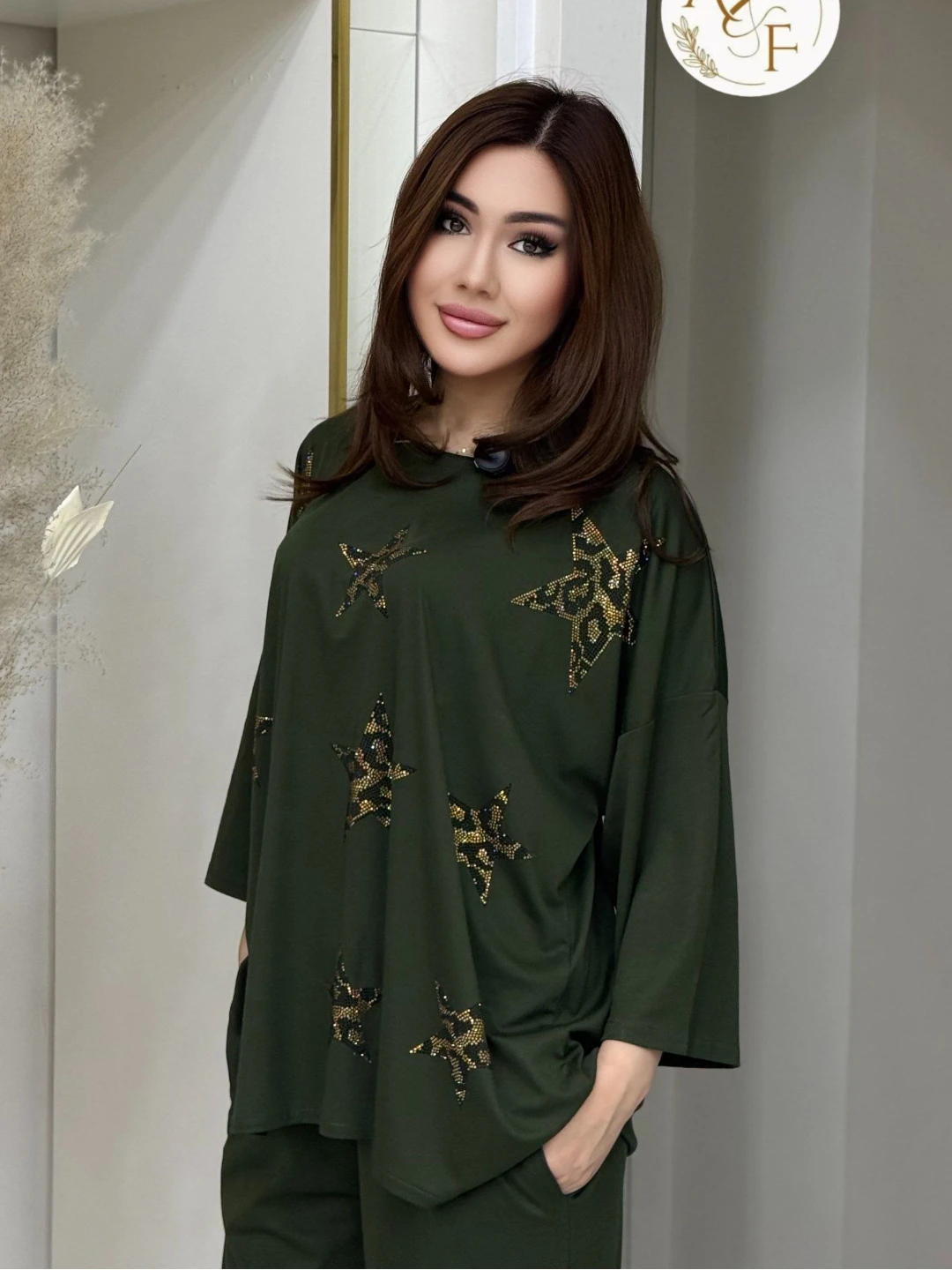 Bahor va yoz mavsumi uchun salqingin xb ma'tosidan tepa past standart razmer 46-54 gacha